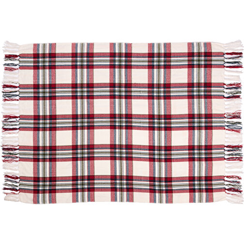 Decke Aus Polyester Ayana , rot, Polyester, 34,00cm x 7,00cm x 28,00cm (Länge x Höhe x Breite), Bild 2