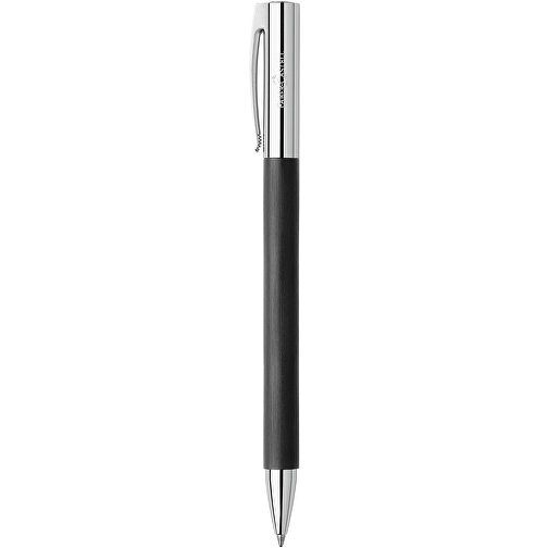 Ambition Kugelschreiber Edelharz , Faber-Castell, schwarz, Metall, Edelharz (Kunststoff), 16,20cm x 1,80cm x 2,10cm (Länge x Höhe x Breite), Bild 1