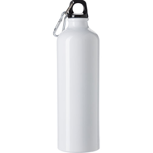 Trinkflasche(750 Ml) Aus Aluminium Gio , weiss, Aluminium, Plastik, Metall, PP, , Bild 1