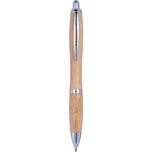 Bambus Kugelschreiber Carson , braun, Bambus, , Bild 1