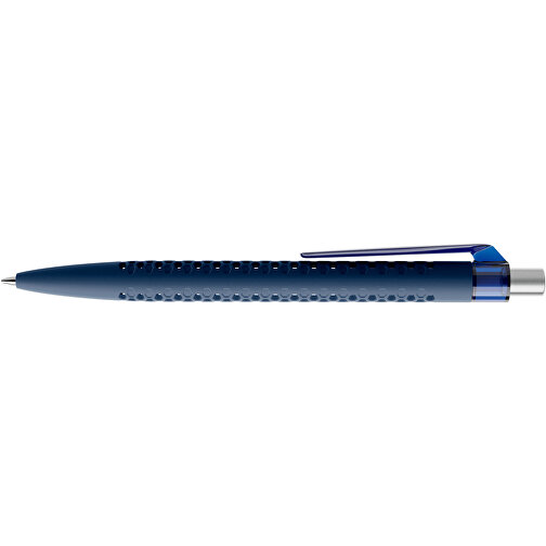 Prodir QS40 Soft Touch PRT Push Kugelschreiber , Prodir, sodalithblau/silber, Kunststoff/Metall, 14,10cm x 1,60cm (Länge x Breite), Bild 5