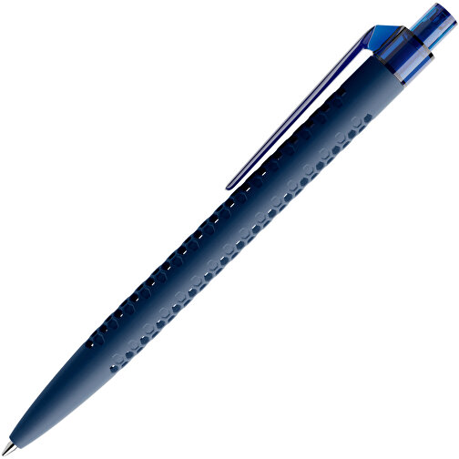 Prodir QS40 Soft Touch PRT Push Kugelschreiber , Prodir, sodalithblau, Kunststoff, 14,10cm x 1,60cm (Länge x Breite), Bild 4