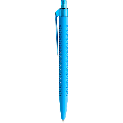 Prodir QS40 Soft Touch PRT Push Kugelschreiber , Prodir, cyanblau, Kunststoff, 14,10cm x 1,60cm (Länge x Breite), Bild 2