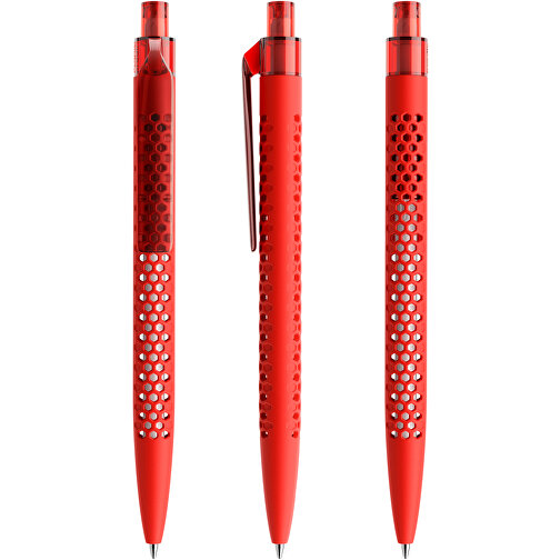 Prodir QS40 Soft Touch PRT Push Kugelschreiber , Prodir, rot, Kunststoff, 14,10cm x 1,60cm (Länge x Breite), Bild 6