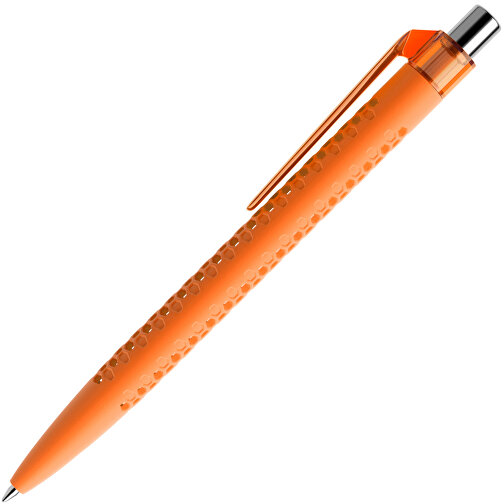 Prodir QS40 Soft Touch PRT Push Kugelschreiber , Prodir, orange/silber poliert, Kunststoff/Metall, 14,10cm x 1,60cm (Länge x Breite), Bild 4