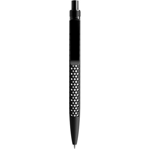 Prodir QS40 Soft Touch PRS Push Kugelschreiber , Prodir, schwarz/schwarz, Kunststoff/Metall, 14,10cm x 1,60cm (Länge x Breite), Bild 1