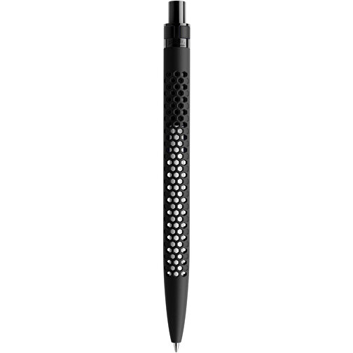 Prodir QS40 Soft Touch PRS Push Kugelschreiber , Prodir, schwarz/schwarz, Kunststoff/Metall, 14,10cm x 1,60cm (Länge x Breite), Bild 3