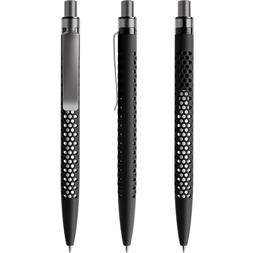 Prodir QS40 Soft Touch PRS Push Kugelschreiber , Prodir, schwarz/graphit satiniert, Kunststoff/Metall, 14,10cm x 1,60cm (Länge x Breite), Bild 6
