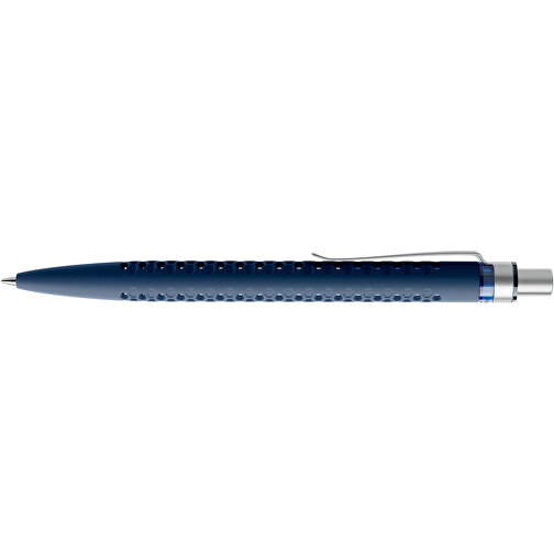 Prodir QS40 Soft Touch PRS Push Kugelschreiber , Prodir, sodalithblau/silber satiniert, Kunststoff/Metall, 14,10cm x 1,60cm (Länge x Breite), Bild 5