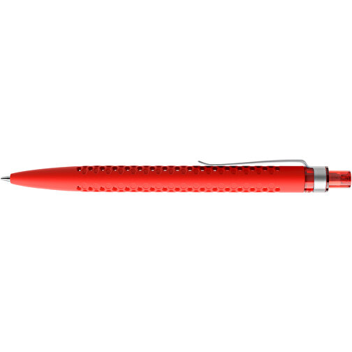 Prodir QS40 Soft Touch PRS Push Kugelschreiber , Prodir, rot/silber, Kunststoff/Metall, 14,10cm x 1,60cm (Länge x Breite), Bild 5