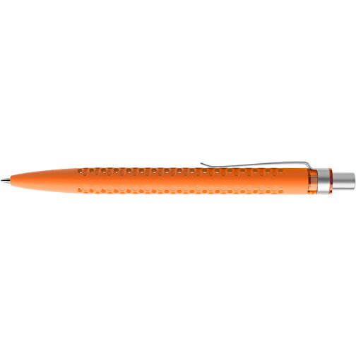 Prodir QS40 Soft Touch PRS Push Kugelschreiber , Prodir, orange/silber satiniert, Kunststoff/Metall, 14,10cm x 1,60cm (Länge x Breite), Bild 5