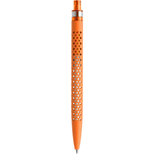 Prodir QS40 Soft Touch PRS Push Kugelschreiber , Prodir, orange/silber, Kunststoff/Metall, 14,10cm x 1,60cm (Länge x Breite), Bild 3