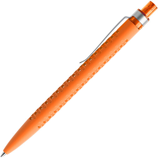 Prodir QS40 Soft Touch PRS Push Kugelschreiber , Prodir, orange/silber, Kunststoff/Metall, 14,10cm x 1,60cm (Länge x Breite), Bild 4