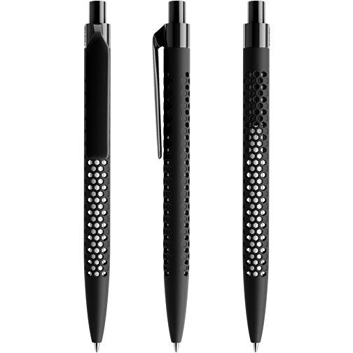 Prodir QS40 Soft Touch PRP Push Kugelschreiber , Prodir, schwarz, Kunststoff, 14,10cm x 1,60cm (Länge x Breite), Bild 6