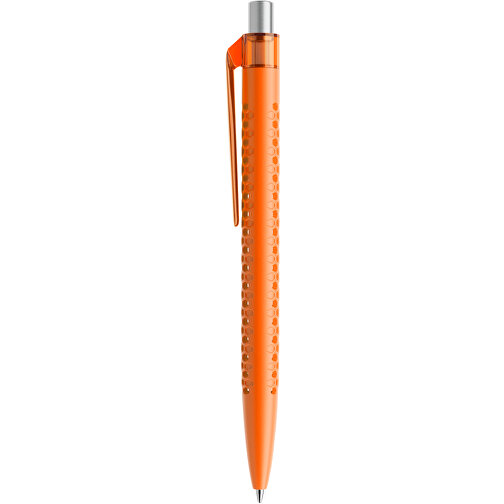 Prodir QS40 PMT Push Kugelschreiber , Prodir, orange/silber satiniert, Kunststoff/Metall, 14,10cm x 1,60cm (Länge x Breite), Bild 2