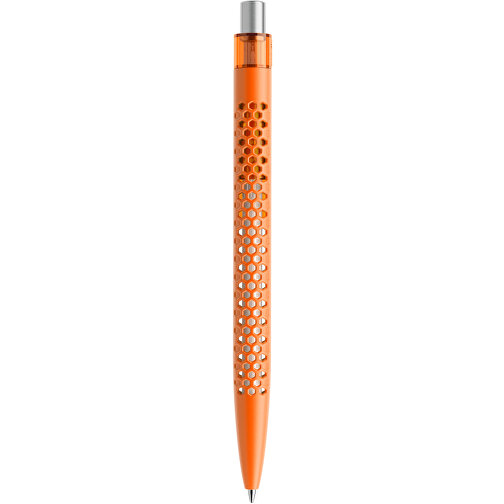 Prodir QS40 PMT Push Kugelschreiber , Prodir, orange/silber satiniert, Kunststoff/Metall, 14,10cm x 1,60cm (Länge x Breite), Bild 3