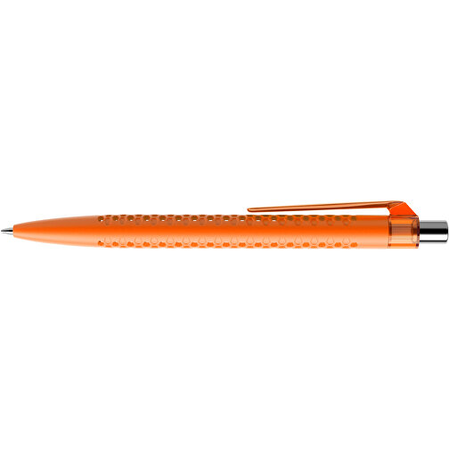 Prodir QS40 PMT Push Kugelschreiber , Prodir, orange/silber poliert, Kunststoff/Metall, 14,10cm x 1,60cm (Länge x Breite), Bild 5