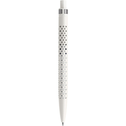 Prodir QS40 PMS Push Kugelschreiber , Prodir, weiß/graphit, Kunststoff/Metall, 14,10cm x 1,60cm (Länge x Breite), Bild 3