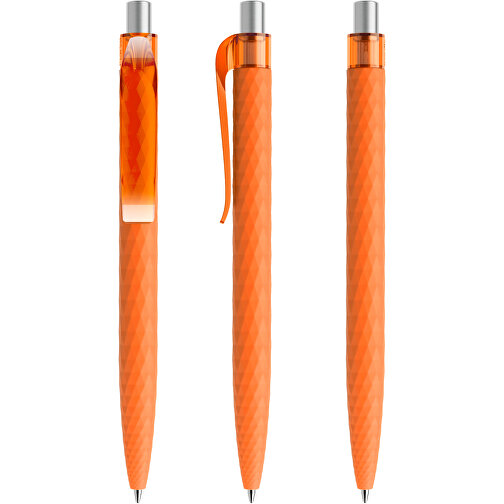 Prodir QS01 PRT Push Kugelschreiber , Prodir, orange/silber satiniert, Kunststoff/Metall, 14,10cm x 1,60cm (Länge x Breite), Bild 6