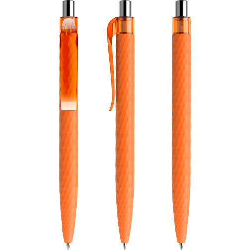 Prodir QS01 PRT Push Kugelschreiber , Prodir, orange/silber poliert, Kunststoff/Metall, 14,10cm x 1,60cm (Länge x Breite), Bild 6