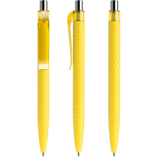 Prodir QS01 PRT Push Kugelschreiber , Prodir, lemon/silber poliert, Kunststoff/Metall, 14,10cm x 1,60cm (Länge x Breite), Bild 6