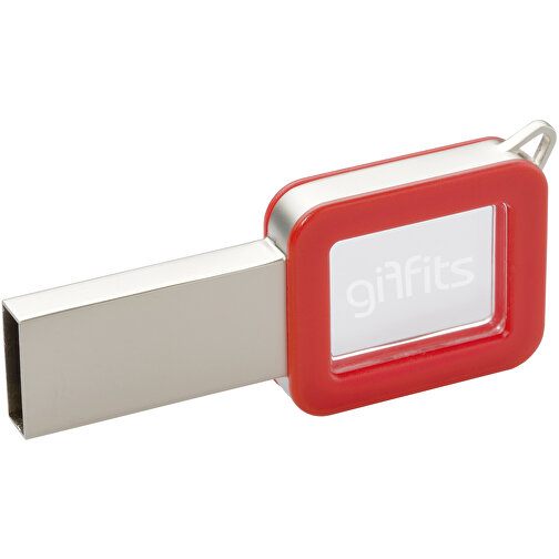 USB-Stick Color Light Up 8GB , Promo Effects MB , rot MB , 8 GB , Kunststoff MB , 3 - 10 MB/s MB , 6,00cm x 0,10cm x 3,00cm (Länge x Höhe x Breite), Bild 1
