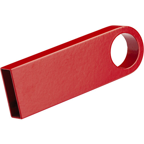 USB-Stick Metall 8GB Bunt , Promo Effects MB , rot MB , 8 GB , Metall MB , 3 - 10 MB/s MB , 3,90cm x 0,40cm x 1,20cm (Länge x Höhe x Breite), Bild 1