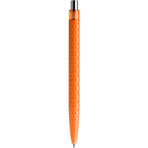 Prodir QS01 PMT Push Kugelschreiber , Prodir, orange/silber poliert, Kunststoff/Metall, 14,10cm x 1,60cm (Länge x Breite), Bild 3