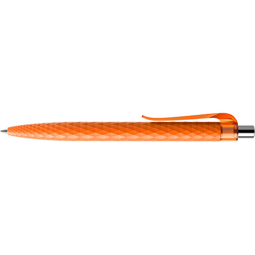 Prodir QS01 PMT Push Kugelschreiber , Prodir, orange/silber poliert, Kunststoff/Metall, 14,10cm x 1,60cm (Länge x Breite), Bild 5