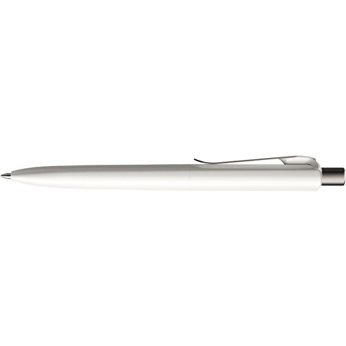 Prodir DS8 PSP Push Kugelschreiber , Prodir, weiß/graphit satiniert, Kunststoff/Metall, 14,10cm x 1,50cm (Länge x Breite), Bild 5