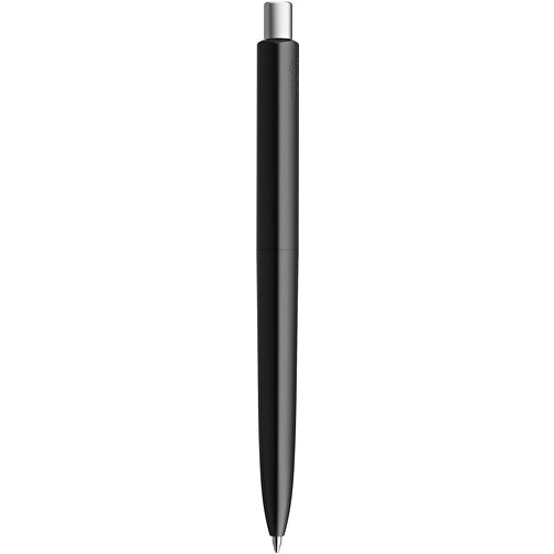 Prodir DS8 PMM Push Kugelschreiber , Prodir, schwarz/silber satiniert, Kunststoff/Metall, 14,10cm x 1,50cm (Länge x Breite), Bild 3