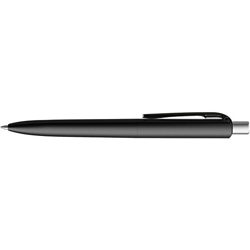 Prodir DS8 PMM Push Kugelschreiber , Prodir, schwarz/silber satiniert, Kunststoff/Metall, 14,10cm x 1,50cm (Länge x Breite), Bild 5