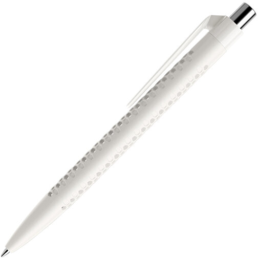 Prodir QS40 PMP Push Kugelschreiber , Prodir, weiß/silber, Kunststoff/Metall, 14,10cm x 1,60cm (Länge x Breite), Bild 4