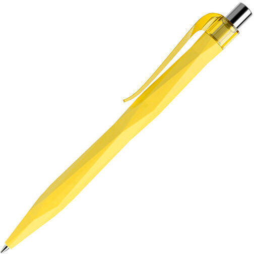 Prodir QS20 PRT Push Kugelschreiber , Prodir, lemon / silber poliert, Kunststoff/Metall, 14,10cm x 1,60cm (Länge x Breite), Bild 4