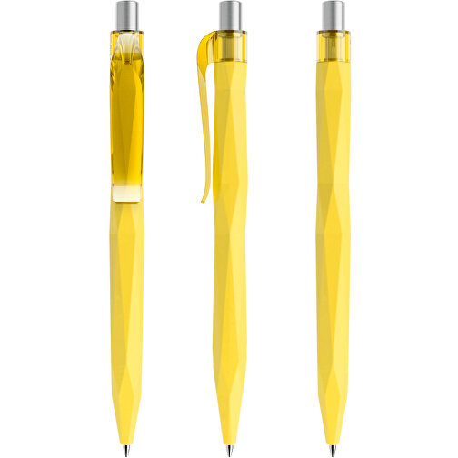 Prodir QS20 PRT Push Kugelschreiber , Prodir, lemon / silber satiniert, Kunststoff/Metall, 14,10cm x 1,60cm (Länge x Breite), Bild 6