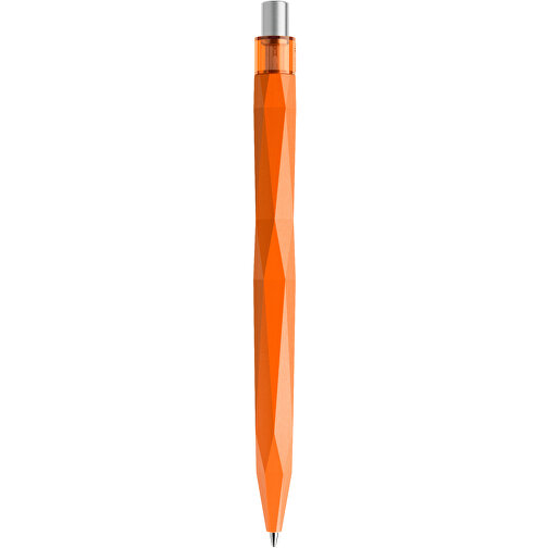 Prodir QS20 PMT Push Kugelschreiber , Prodir, orange / silber satiniert, Kunststoff/Metall, 14,10cm x 1,60cm (Länge x Breite), Bild 3