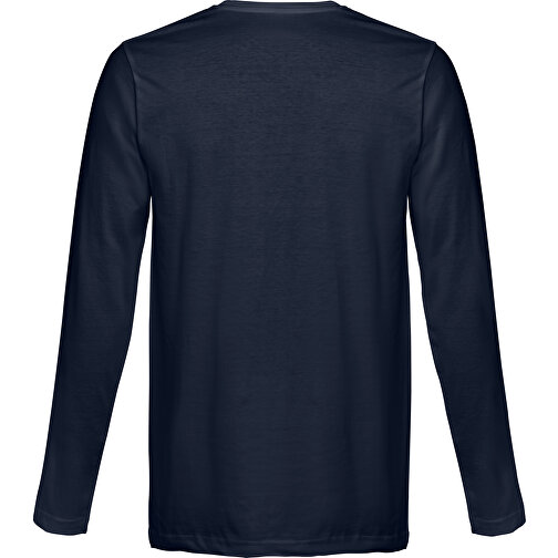 THC BUCHAREST. Herren Langarm T-Shirt , dunkelblau, 100% Baumwolle, XL, 76,50cm x 58,00cm (Länge x Breite), Bild 2