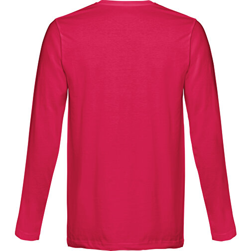 THC BUCHAREST. Herren Langarm T-Shirt , rot, 100% Baumwolle, S, 71,00cm x 50,00cm (Länge x Breite), Bild 2