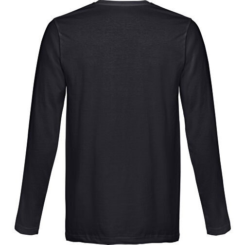THC BUCHAREST. Herren Langarm T-Shirt , schwarz, 100% Baumwolle, XXL, 78,00cm x 61,00cm (Länge x Breite), Bild 2