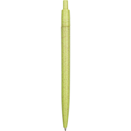 Kugelschreiber Sao Paulo Express , Promo Effects, grün, Weizenstroh, Kunststoff, 13,90cm (Länge), Bild 3