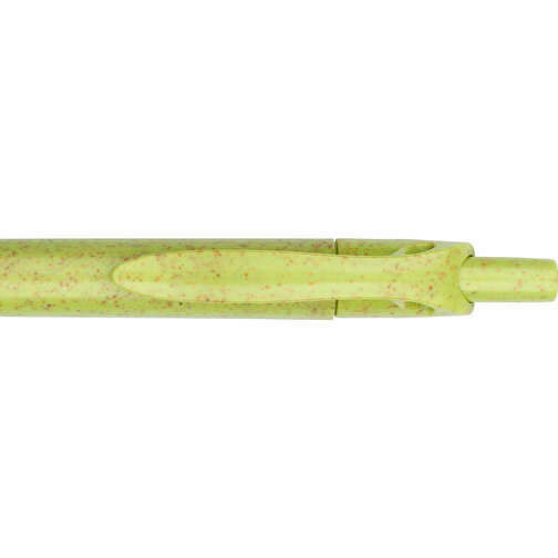Kugelschreiber Sao Paulo Express , Promo Effects, grün, Weizenstroh, Kunststoff, 13,90cm (Länge), Bild 7