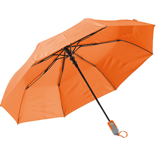 Zusammenfaltbarer 22” Regenschirm Mit Automatischer Öffnung , orange, Pongee PolJater, 32,50cm x 7,00cm x 7,00cm (Länge x Höhe x Breite), Bild 1