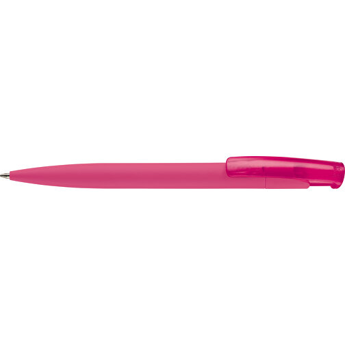 Kugelschreiber Avalon Soft-Touch , rosa, ABS, 14,60cm (Länge), Bild 3