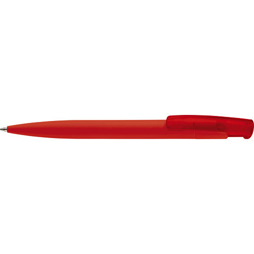 Kugelschreiber Avalon Soft-Touch , rot, ABS, 14,60cm (Länge), Bild 3