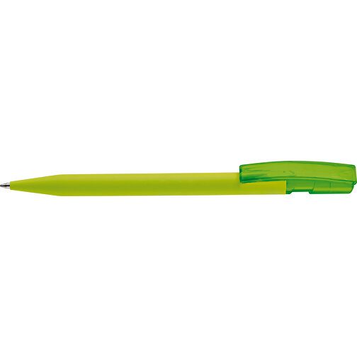 Kugelschreiber Nash Soft-Touch , hellgrün, ABS, 14,50cm (Länge), Bild 3