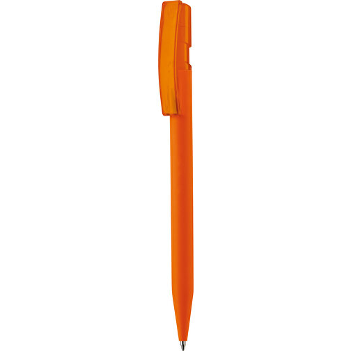 Kugelschreiber Nash Soft-Touch , orange, ABS, 14,50cm (Länge), Bild 1