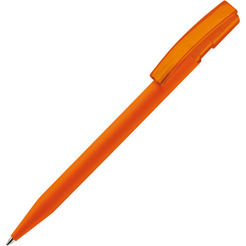 Kugelschreiber Nash Soft-Touch , orange, ABS, 14,50cm (Länge), Bild 2
