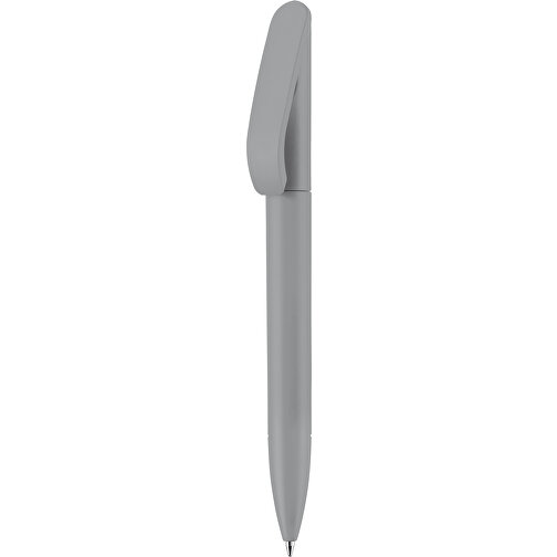 Kugelschreiber Slash Soft-Touch Hergestellt In Deutschland , grau, ABS, 14,50cm (Länge), Bild 1
