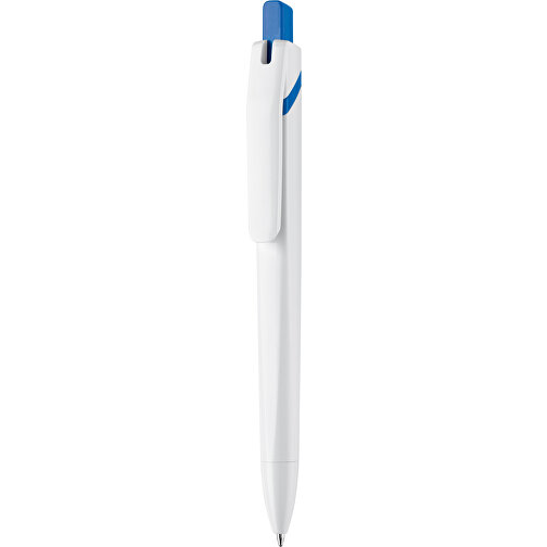 Kugelschreiber SpaceLab , weiss / blau, ABS, 14,50cm (Länge), Bild 1