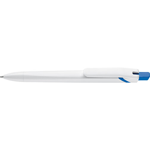 Kugelschreiber SpaceLab , weiss / blau, ABS, 14,50cm (Länge), Bild 3